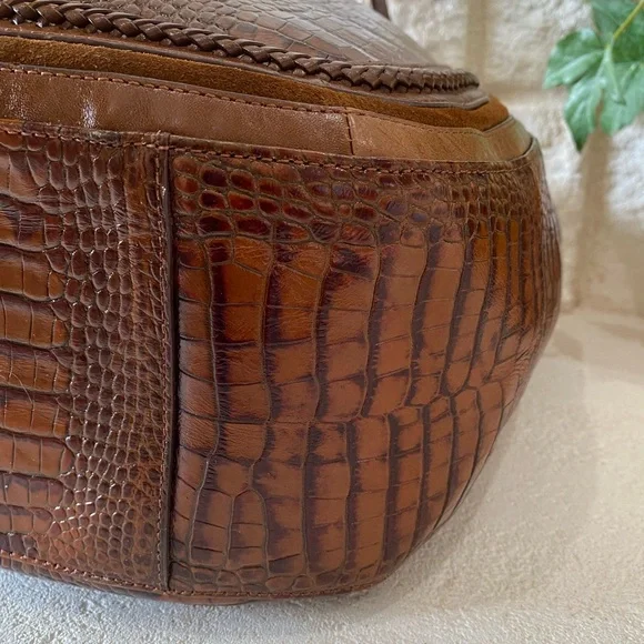 🚫SOLD🚫5⭐️Seller! Brahmin TOFFEE ROCKDALE THELMA X-L Shoulder Bag/Tote - Picture 14 of 16